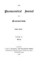 The pharmaceutical journal and transactions