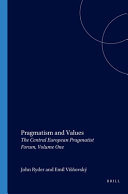 Pragmatism and Values