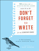 Don't Forget to Write for the Elementary Grades Pdf/ePub eBook