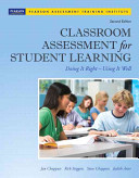 Classroom Assessment for Student Learning Book
