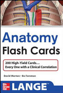 Anatomy Flash Cards Book