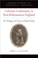 Calvinist Conformity in Post Reformation England