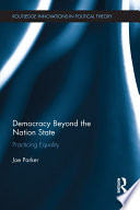 Democracy Beyond the Nation State Book