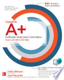 CompTIA A  Certification Study Guide  Tenth Edition  Exams 220 1001   220 1002  Book