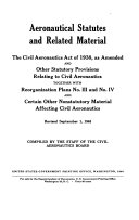 Aeronautical Statutes and Related Material