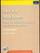 Electric Machines  Theory  Operating Applications  and Controls  2 e Book