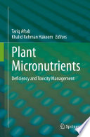 Plant Micronutrients Deficiency and Toxicity Management /