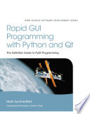 Rapid GUI Programming with Python and Qt Book