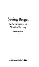 Seeing Berger Book