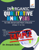 (Free Sample) Inorganic Qualitative Analysis for JEE Advanced/ Main & Boards (Class 11 & 12)