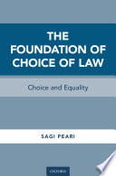 The Foundation of Choice of Law Book
