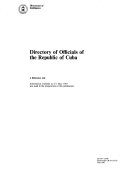 Directory of Officials of the Republic of Cuba