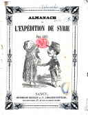 Almanach de l'Expédition de Syrie pour 1862