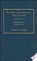 The Penn Commentary on Piers Plowman  Volume 5