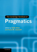 The Cambridge Handbook of Pragmatics