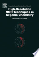 Book High resolution NMR Techniques in Organic Chemistry Cover