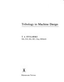 Tribology in Machine Design