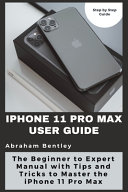 IPhone 11 Pro Max User Guide Book