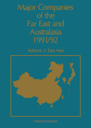 Major Companies of The Far East and Australasia 1991/92