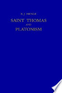 Saint Thomas and Platonism