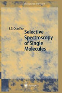 Selective Spectroscopy of Single Molecules Book
