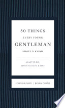 50 Things Every Young Gentleman Should Know Book