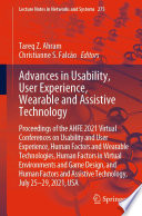 Advances in Usability  User Experience  Wearable and Assistive Technology
