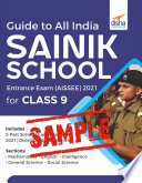  Free Sample  Guide to Class 9 All India SAINIK School Entrance Exam  AISSEE  with 2 Practice Sets Book PDF