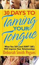 30 Days to Taming Your Tongue PDF Book By Deborah Smith Pegues