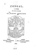 Congal: a Poem, in Five Books