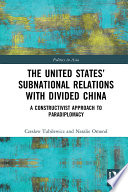 The United States    Subnational Relations with Divided China Book