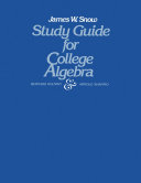 Study Guide for College Algebra