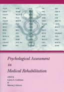 Psychological Assessment in Medical Rehabilitation Book