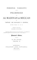 Personal Narrative of a Pilgrimage to Al-Madinah & Meccah by Sir Richard Francis Burton PDF