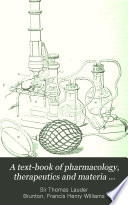 A Text book of Pharmacology  Therapeutics and Materia Medica