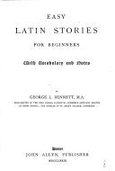 Easy Latin Stories for Beginners  with Vocabulary and Notes