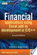 Financial Applications using Excel Add in Development in C   C   Book