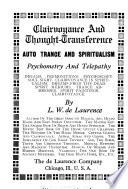 Clairvoyance and Thought transference