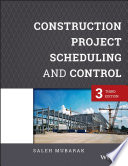 Construction Project Scheduling and Control Book