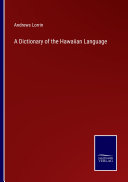 A Dictionary of the Hawaiian Language