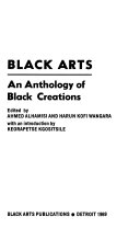 Black Arts  an Anthology of Black Creations