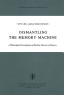 Dismantling the Memory Machine [Pdf/ePub] eBook
