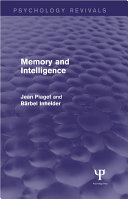Memory and Intelligence (Psychology Revivals)