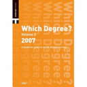 Which Degree? 2007