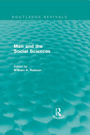Man and the Social Sciences  Routledge Revivals 