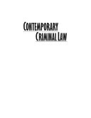 Contemporary Criminal Law Book PDF