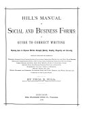 Manual of Social and Business Forms
