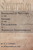 Biographical Sketches of the Signers of the Declaration of American Independence Pdf/ePub eBook