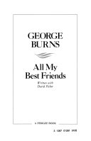 George Burns Books, George Burns poetry book