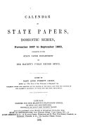 Calendar of State Papers, Domestic Series, of the Reign of Charles II